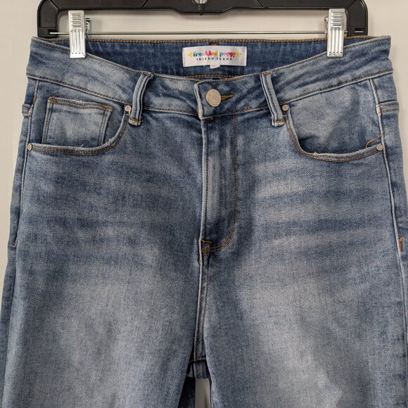 Risen Jeans Women's 30 Freckled Poppy Trophy Wife Hi Rise Ankle Slim Straight 11 - Picture 6 of 16